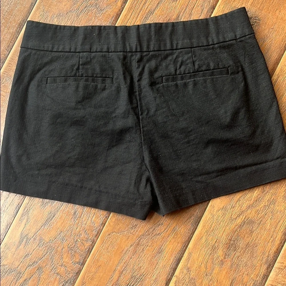 J. Crew Black High Waist Shorts with Tailored Pleats - size 6 - Picture 7 of 12